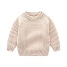 Suéter Tricotado Solto Para Bebê Menino E Menina, Pullover De Gola Redonda, Roupas De Outono E