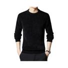 Suéteres Masculinos Slim Fit Casuais De Tricô Com Gola Redonda Preto Cinza Alta Qualidade Moda Suéteres Masculinos Slim Fit Casuais De Tricô Com Gola Redonda Preto Cinza Alta Qualidade Moda