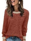 Suéteres WIHOLL Lightweight Winter para mulheres Caramel XL