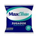 Sugador Odontológico Atóxico Descartável MaxClean contem 40 unidades 1 pacote