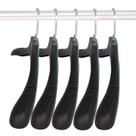 Suit Hangers DEDU para homens, pacote com 20 unidades, extra largas, antiderrapantes, pretas