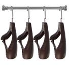 Suit Hangers DEDU Plastic Extra Wide, pacote com 15 marrons