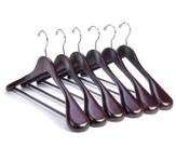 Suit Hangers Nature Smile Luxury Mahogany Wooden, pacote com 12