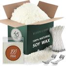 Suministros para Fabricación de Velas Hearth & Harbor Cera de Soya Orgánica 20 kg
