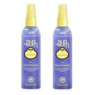 Sun Bum Blonde Tone Enhancer Tratamento Leave In roxo sem parabenos, glúten e crueldade para loiras (pacote com 2)