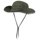 Sun Hat Comhats UPF 50, aba larga à prova d'água para homens, verde
