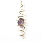 Suncatcher Captador de Energia Olho de Tigre Prata 10 cm