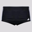 Sunga Adidas 3S Preta e Branca Sunga Adidas 3S Preta e Branca