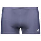 Sunga Adidas Block Boxer - cinza/azul