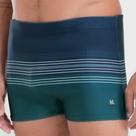 Sunga boxer estampada com listras