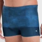 Sunga boxer estampada com listras