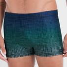 Sunga boxer estampada full degradê