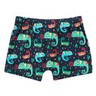 Sunga Boxer Infantil Camaleões Marinho Tip Top