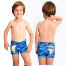 Sunga Boxer Infantil Marujos e Sereias c/ Cordão Interno Estampa Tubarão Surfista
