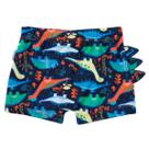 Sunga Boxer Infantil Proteção UV 50+ Dinossauros Marinho Tip Top