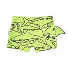 Sunga Boxer Infantil Shark Verde Neon Tip Top