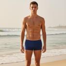 Sunga boxer lisa adulto mais corpo