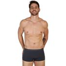 Sunga boxer lisa masculina com bolso lateral e cordão básica moda praia piscina adulta toda forrada