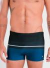 Sunga Boxer Mash 300.125 Masculina Listras FPS 50 Poliéster T. P/GG