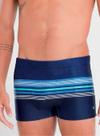 Sunga Boxer Mash 300.130 Masculina Degradê Listras FPS 50 Poliéster T. P/GG