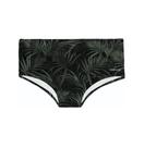Sunga king&joe folhagem preta masculina