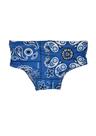 Sunga Larga - Bandana Azul e Branca