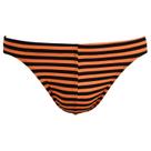 Sunga Listrada Horizontal Preto Laranja 3cm