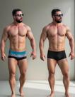 Sunga Listrada Masculina Adulto Kit Hoggi Varias Cores verão