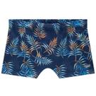 Sunga Luc.Boo Folhas Azul Marinho