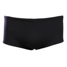 Sunga Natação Lateral Larga (14 cm) Pé na Água Preta Helanca - H003