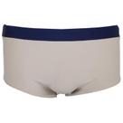 Sunga Nude Masculina Praia com Cós Azul Lateral 16cm