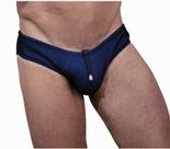 sunga sexy slip com tule transparência na parte de trás