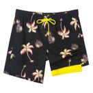 Sunga SURF CUZ Neon Palms com Forro Compressivo 7"