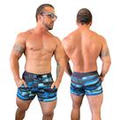Sungas Masculinas Shorts Com Bolso Lançamento Adulto