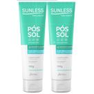Sunless Kit 2x Loção Pós-Sol 120g Aloe Vera e Camomila Refresca e Hidrata