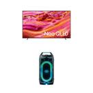 Super Big Vision AI TV 115" Neo QLED 4K QN90F + Sound Tower MX ST50F 240W