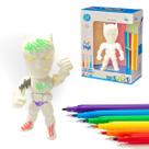 Super Black Vinil Atóxico Para Colorir Com Canetinha Pintura Macio Brinquedo Crianças