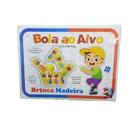 Super Bola ao Alvo Cara de Pau Brinquedo Educativo em MDF