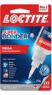 Super Bonder Loctite Super Cola Multiuso Instantanea Mega 20g Couro Borracha Madeira Metal Porcelana Papel Plástico