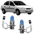Super branca farol milha chevrolet corsa classic 2002 a 2009