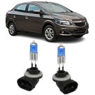 Super branca farol milha chevrolet prisma 2013 2014 2015