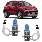 Super branca farol milha chevrolet tracker com projetor