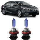 Super branca farol milha toyota corolla 2015 ate 2017 h11