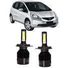 Super branca led honda fit new foco simples 6000k 2d 12/24v