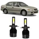 Super branca led toyota corolla foco simples 6k 2d 12/24v