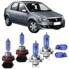 Super Brancas Farol E Milha Logan 2011 2012 2013