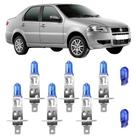 Super Brancas Farol E Milha Siena G4 2009 2010 2011 2013