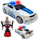 Super carrinho Transformer automático transforma em robô bate volta com luzes Super carrinho Transformer automático transforma em robô bate volta com luzes