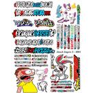 Super Cartela De Adesivos S001 - 40 Adesivo Top - Carro - Moto - Caminhão - Bike - Frase - Escola