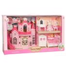 Super Castelo Casinha de boneca Feliz Coelhinho Colorido Estilo sylvanian style